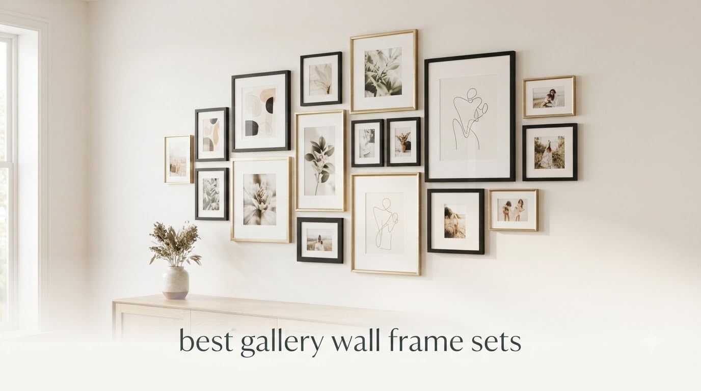 best gallery wall frame sets
