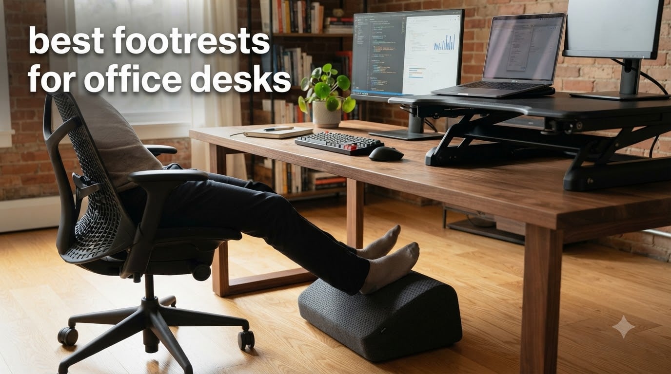 best footrests for office desks