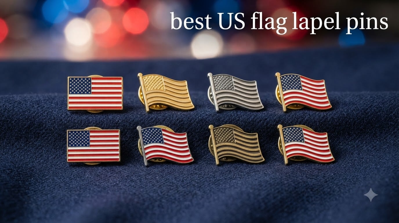 best US flag lapel pins