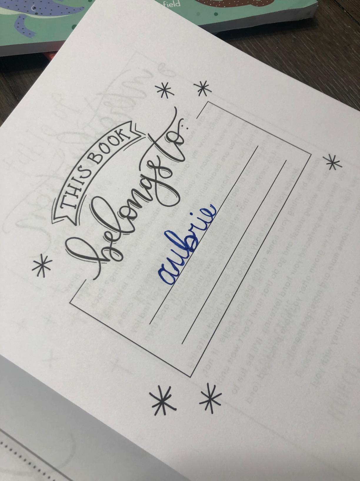 Hand Lettering and Modern Calligraphy for Kids: A Fun Step by Step Guide and Practice Workbook for Beginners and Children Ages 8 and up customer photo 1