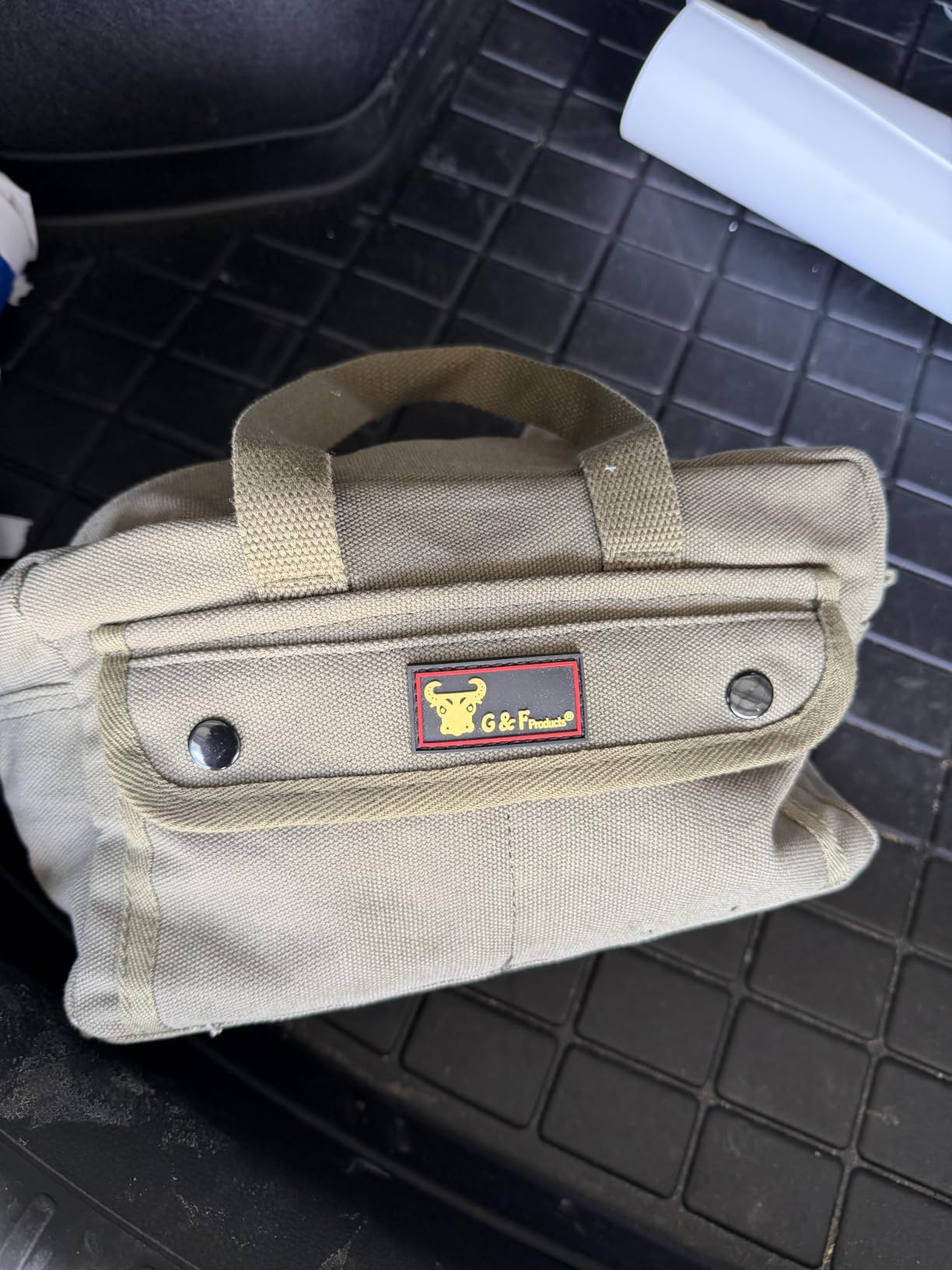G & F Products Waxed Canvas Military Duffle Bag, 24 Inch, Heavy Duty Travel customer photo 1