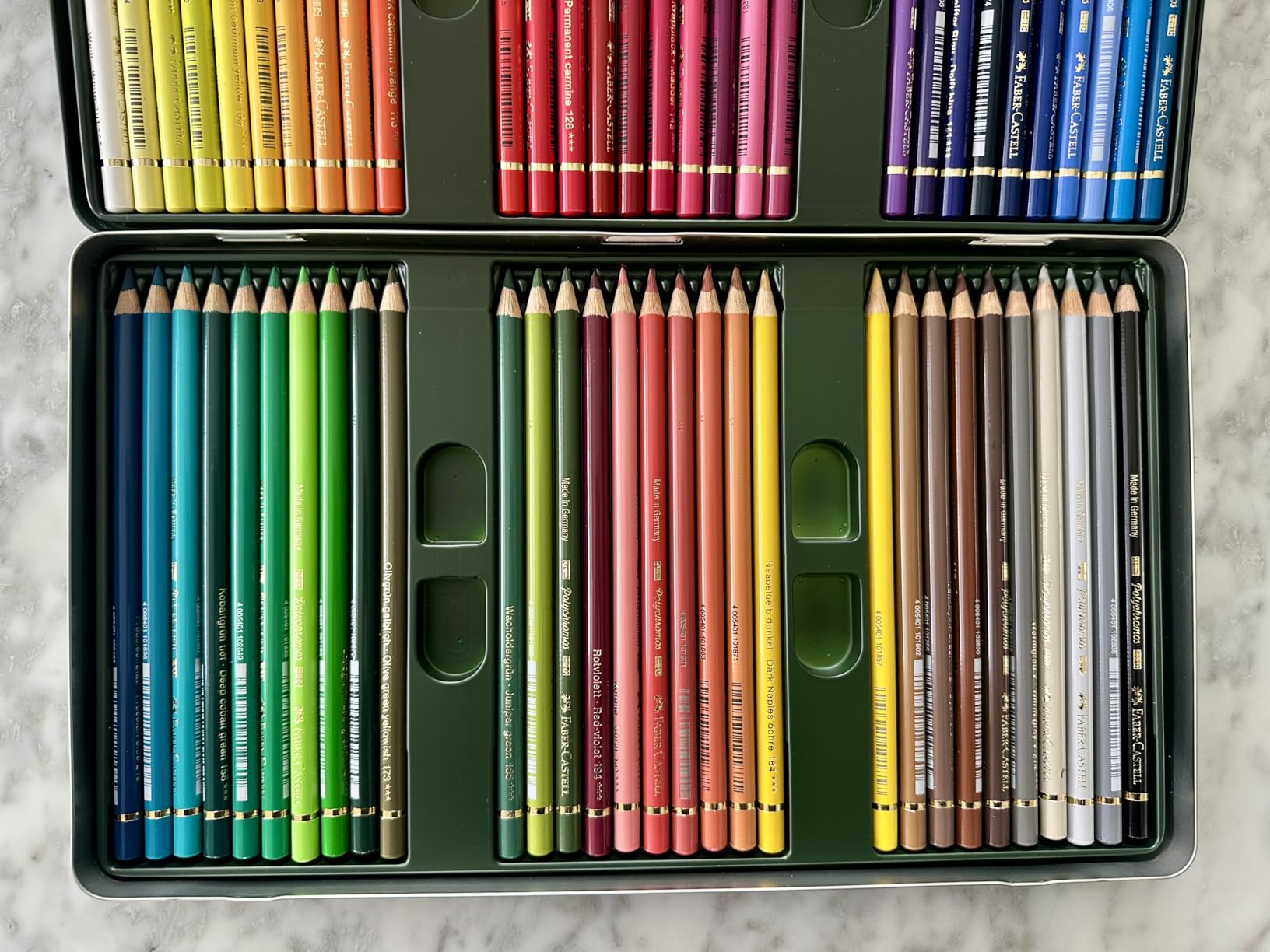 Polychromous Colored Pencil Set In Metal Tin 60pc customer photo 2