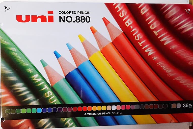 Mitsubishi pencil drawing 7,500 36 color set K750036C customer photo 2