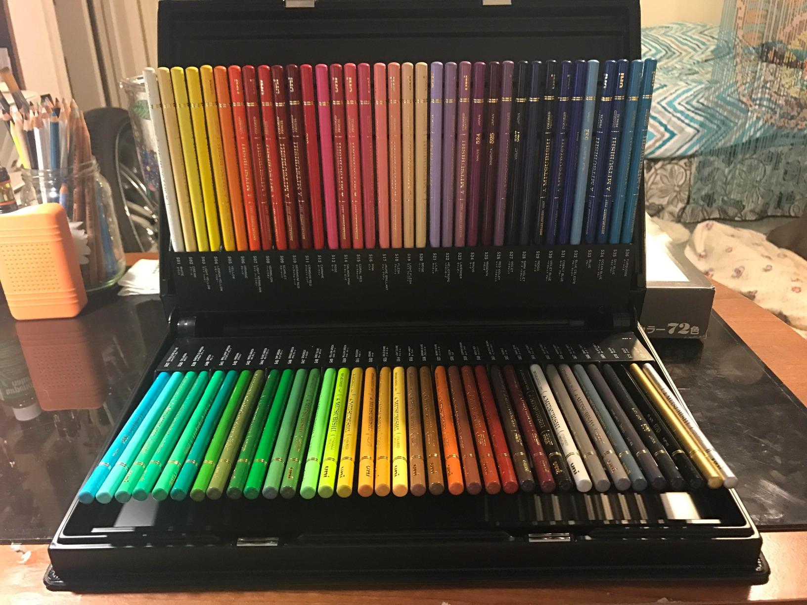 Mitsubishi Pencil Uni Colored Pencils 72 Colors Set customer photo 1