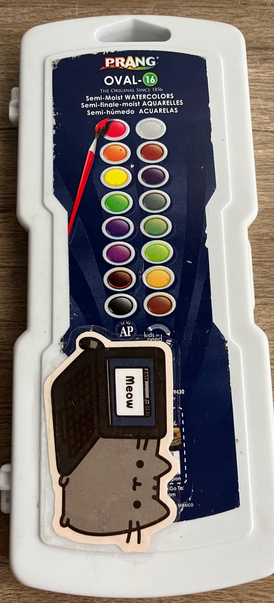 Prang Oval Pan Watercolor Paint Set, 16 Assorted Colors, 1 Count customer photo 2