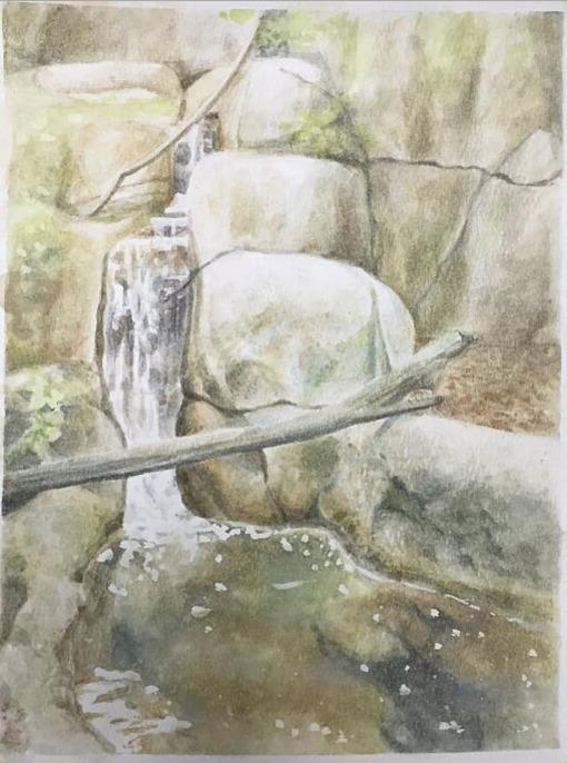 Sakura Koi Pocket Field Sketch Kit - Watercolor Sets for Painting On the Go - 24 Colors - 1 Water Brush - 1 Sponge - 1 Mixing Palette customer photo 2