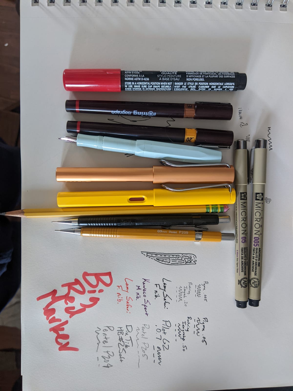 rOtring Isograph Technical Drawing Pen College Set, (0.20, 0.30, 0.50 mm), Includes Pens, Pencil, Eraser, and More - Designed for Precision customer photo 2