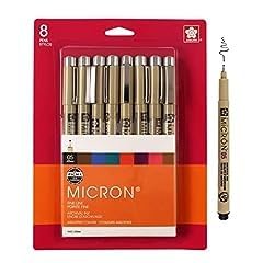 SAKURA Pigma Micron Fineliner Pens, Assorted Colors, 05 Tip, 8 Count customer photo 2