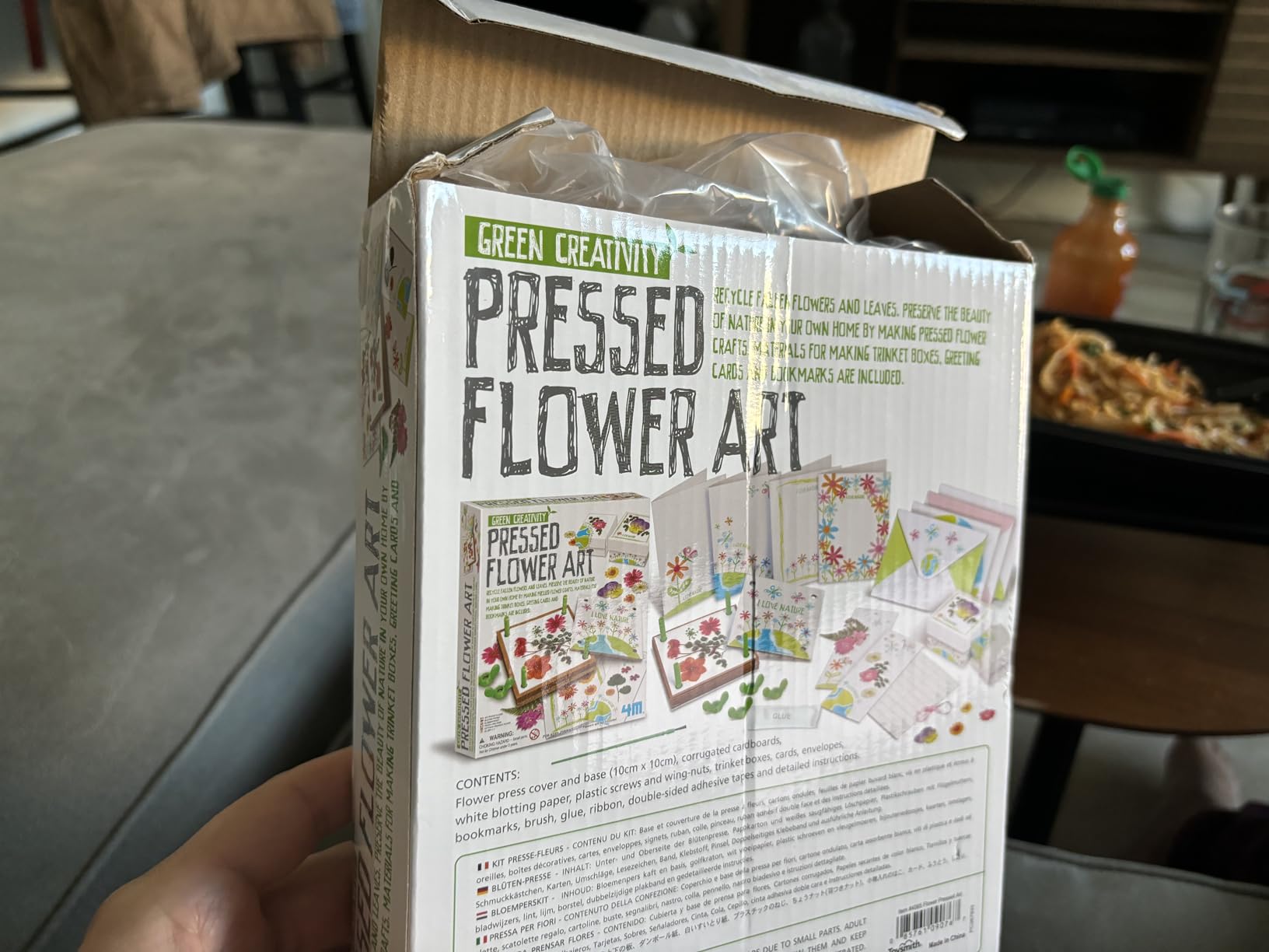 4M Green Creativity Pressed Flower Art Kit, Recycle Flowers Art & Crafts DIY Kit, For Boys & Girls Ages 5+ customer photo 2