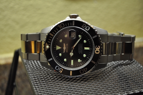 Invicta Men's 0420 Pro Diver Automatic Black Dial Titanium Watch customer photo 1