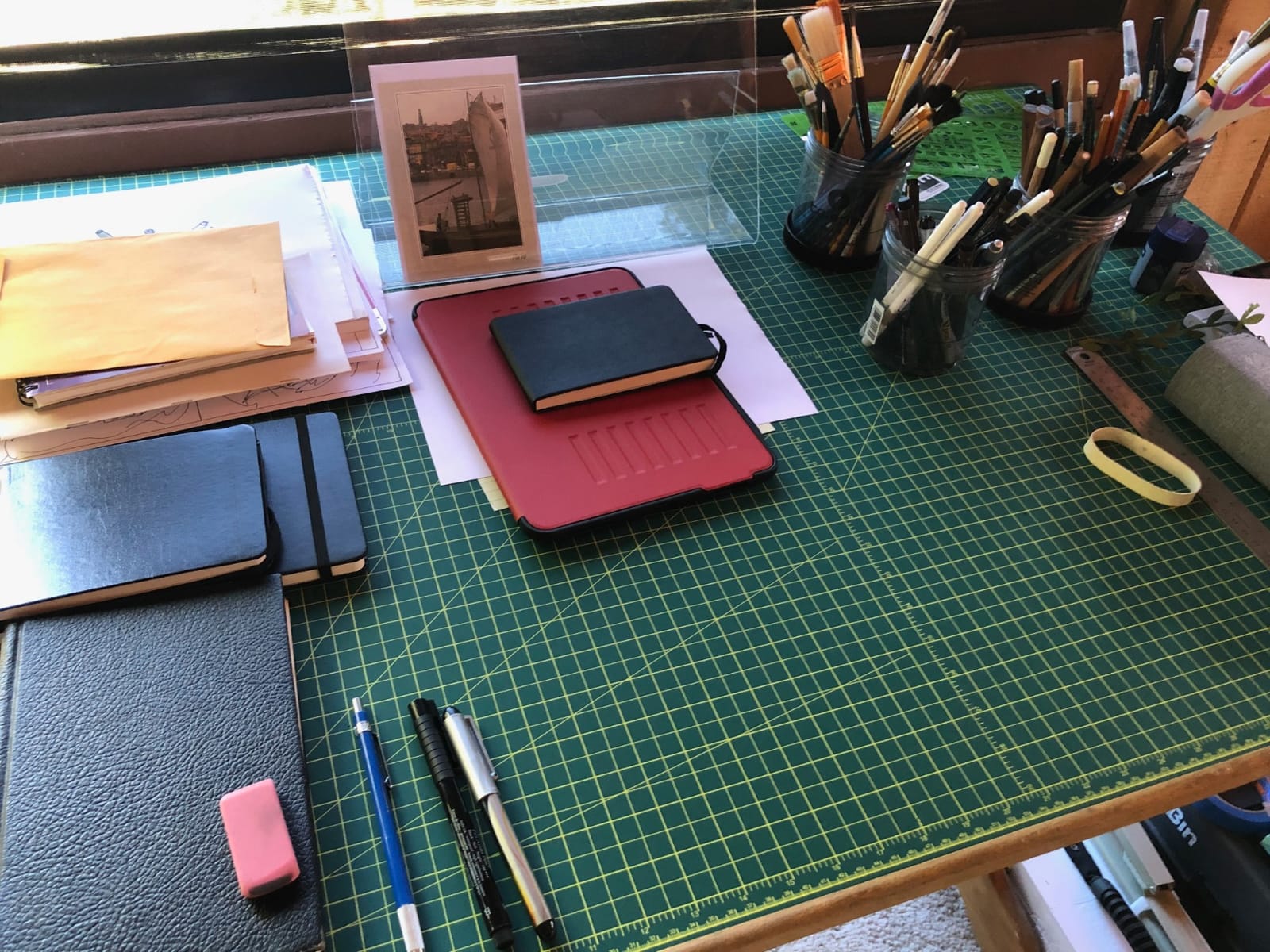 Adir Self Healing Cutting Mat - 30x42 Inches Sew Cutting Mat and Quilt Cutting Mat with 5 Layers, Double Sided Cutting Mat for Crafts - Reversible Non-Slip Cutting Pad with Grid customer photo 1