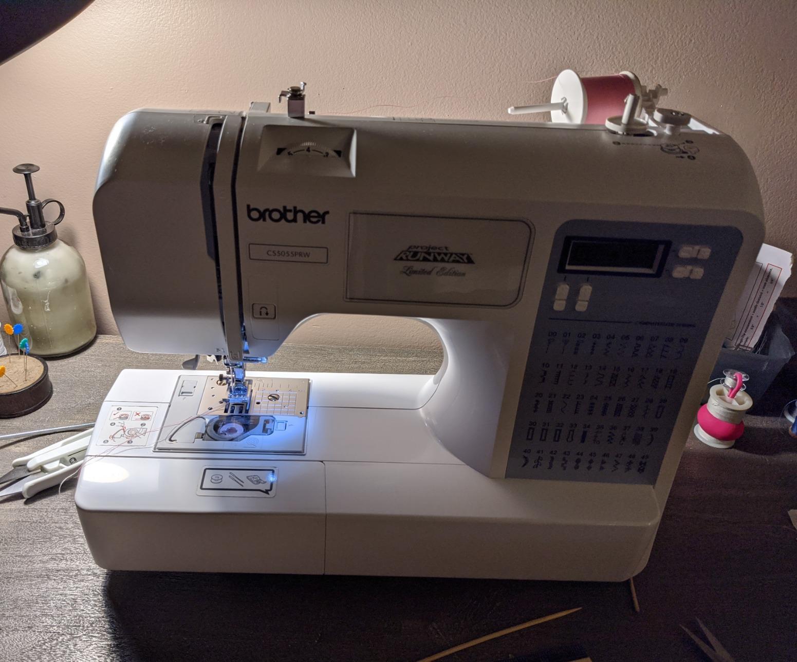 Brother CS5055PRW Sewing Machine, Project Runway, 50 Built-in Stitches, LCD Display, 7 Included Feet customer photo 2