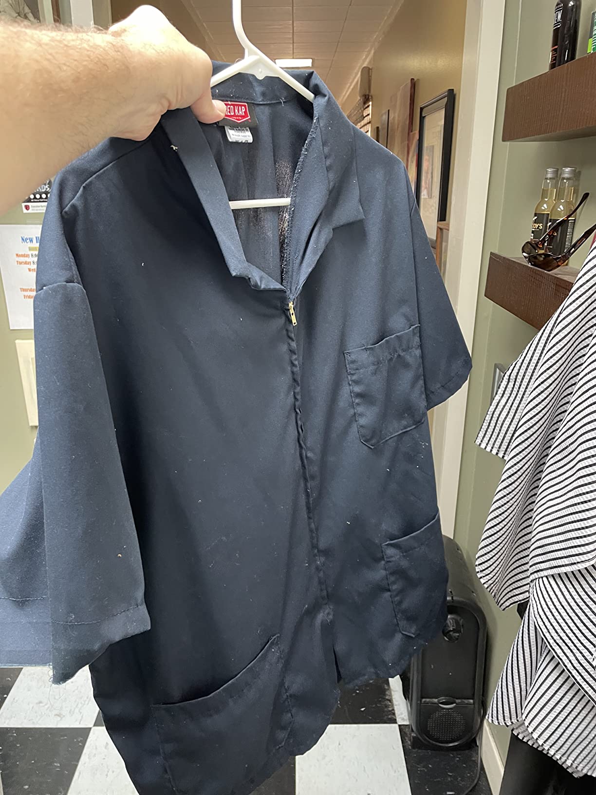 Red Kap Men's Zip Front Smock customer photo 2