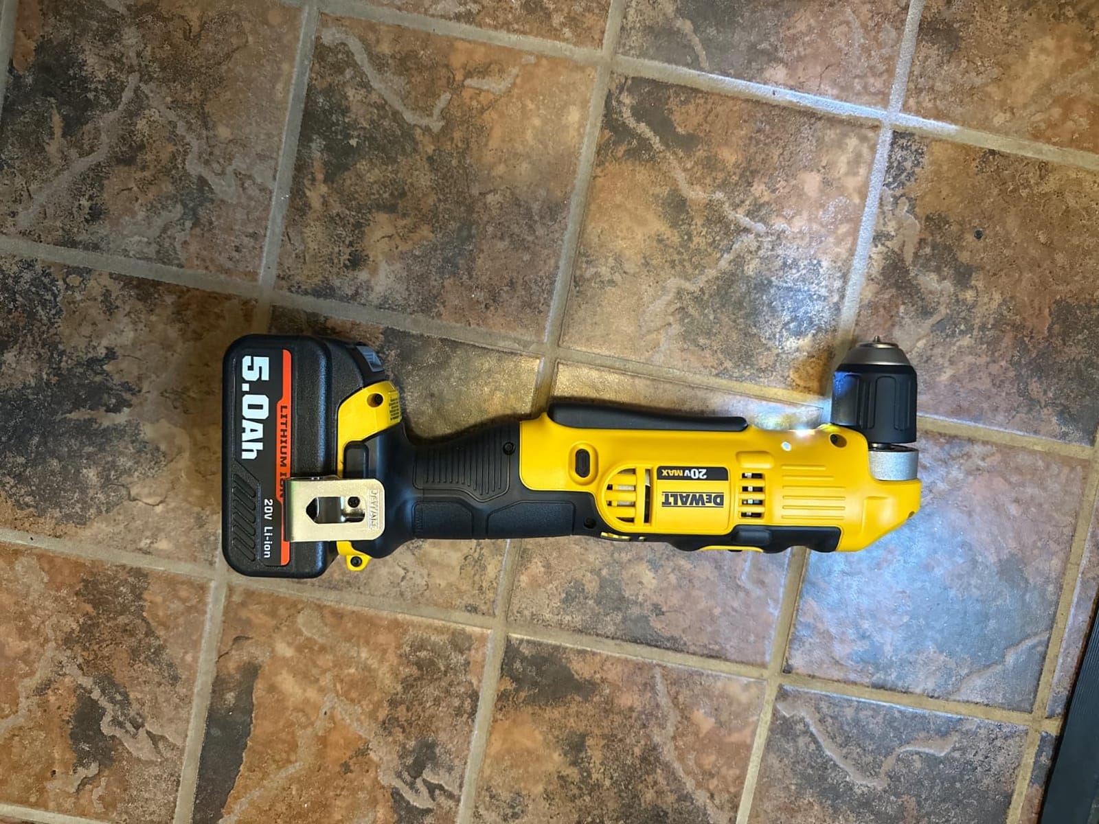 DEWALT DCD740B 20-Volt MAX Li-Ion Right Angle Drill (Tool Only) customer photo 2