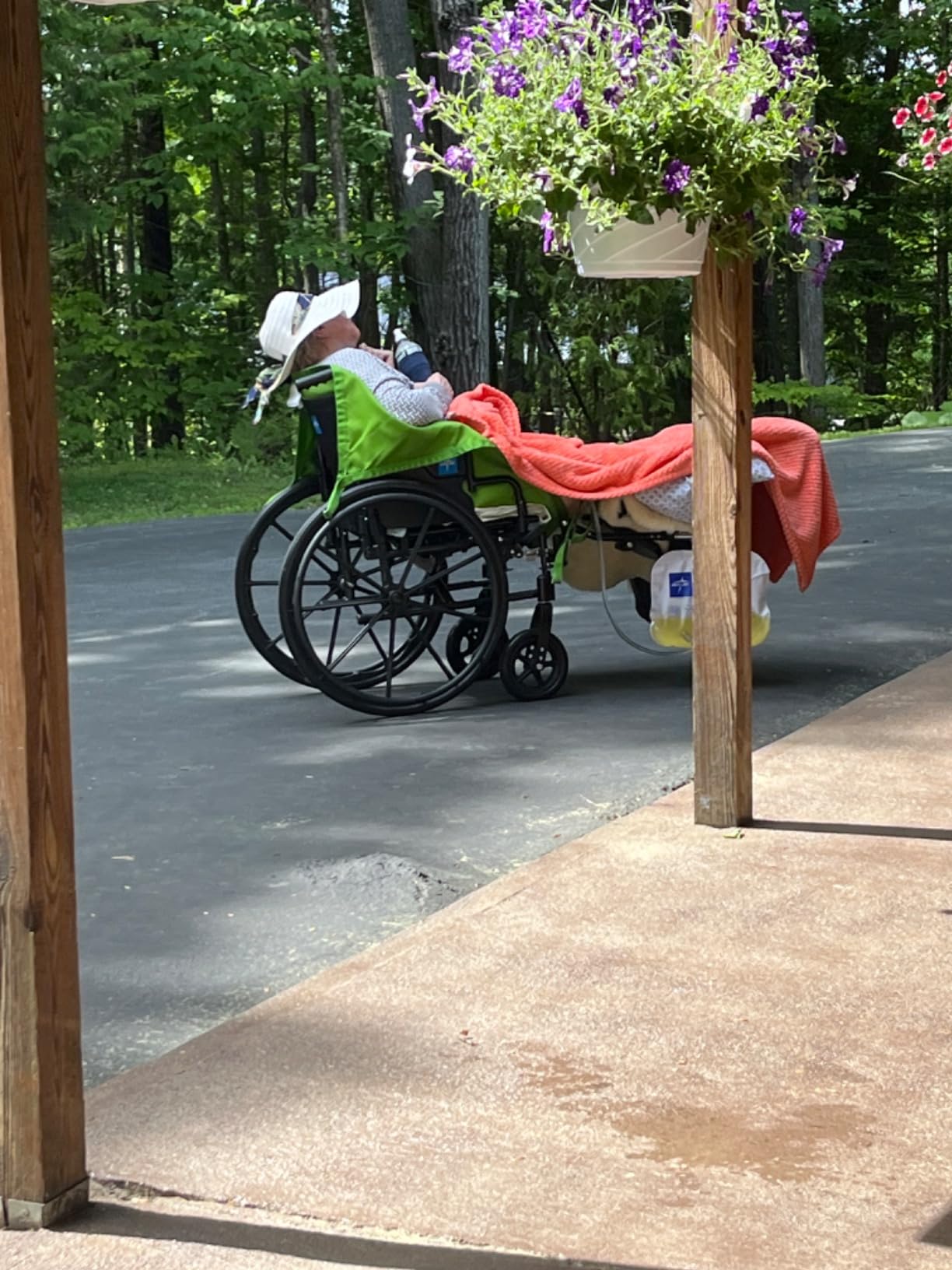 Medline Lightweight Wheelchair for Adults With Swing-Back, Desk-Length Arms, Elevating Leg Rests; 20