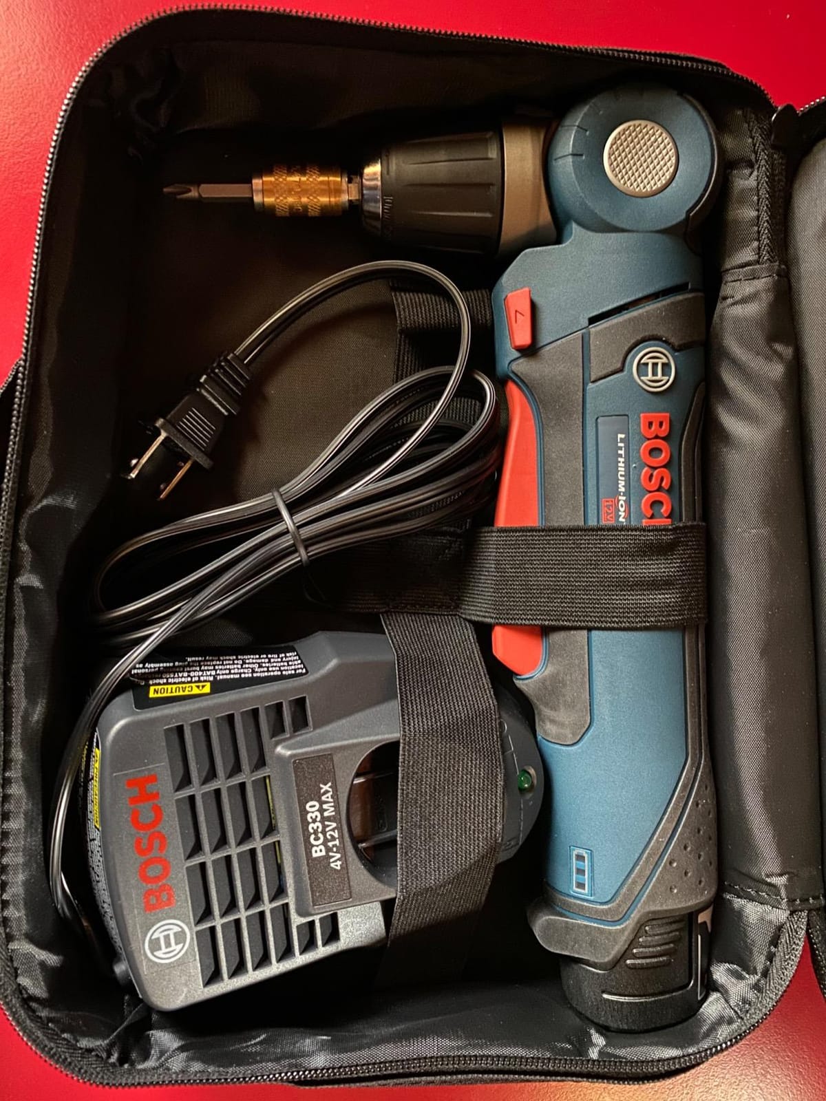 BOSCH PS11-102 12V Max 3/8 In. Right Angle Drill/Driver Kit with 2.0Ah Lithium Ion Battery customer photo 2
