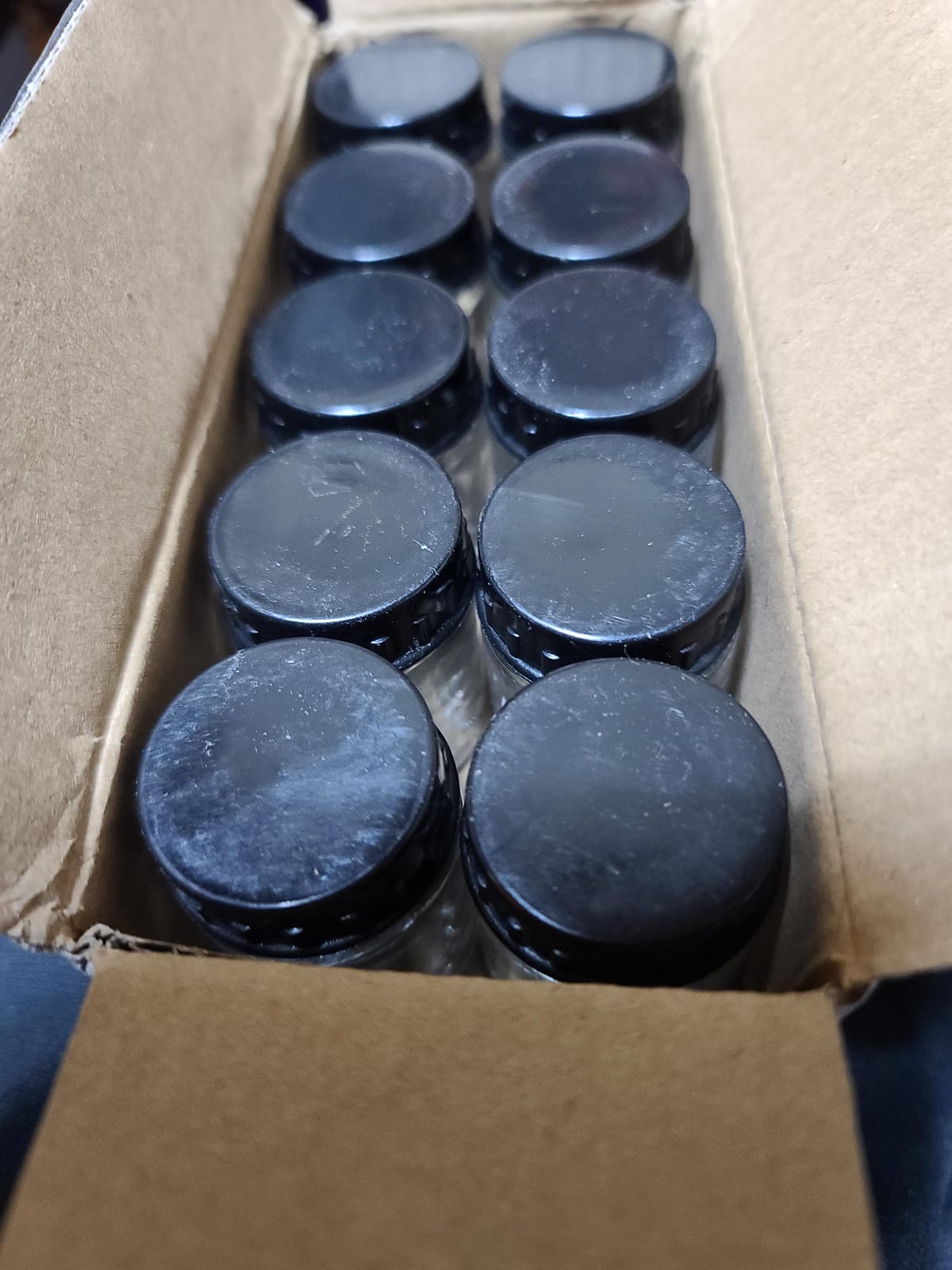 Master Airbrush Pack of 10, TB-001 Empty 3/4 oz. (22cc) Glass Jar Bottles customer photo 1