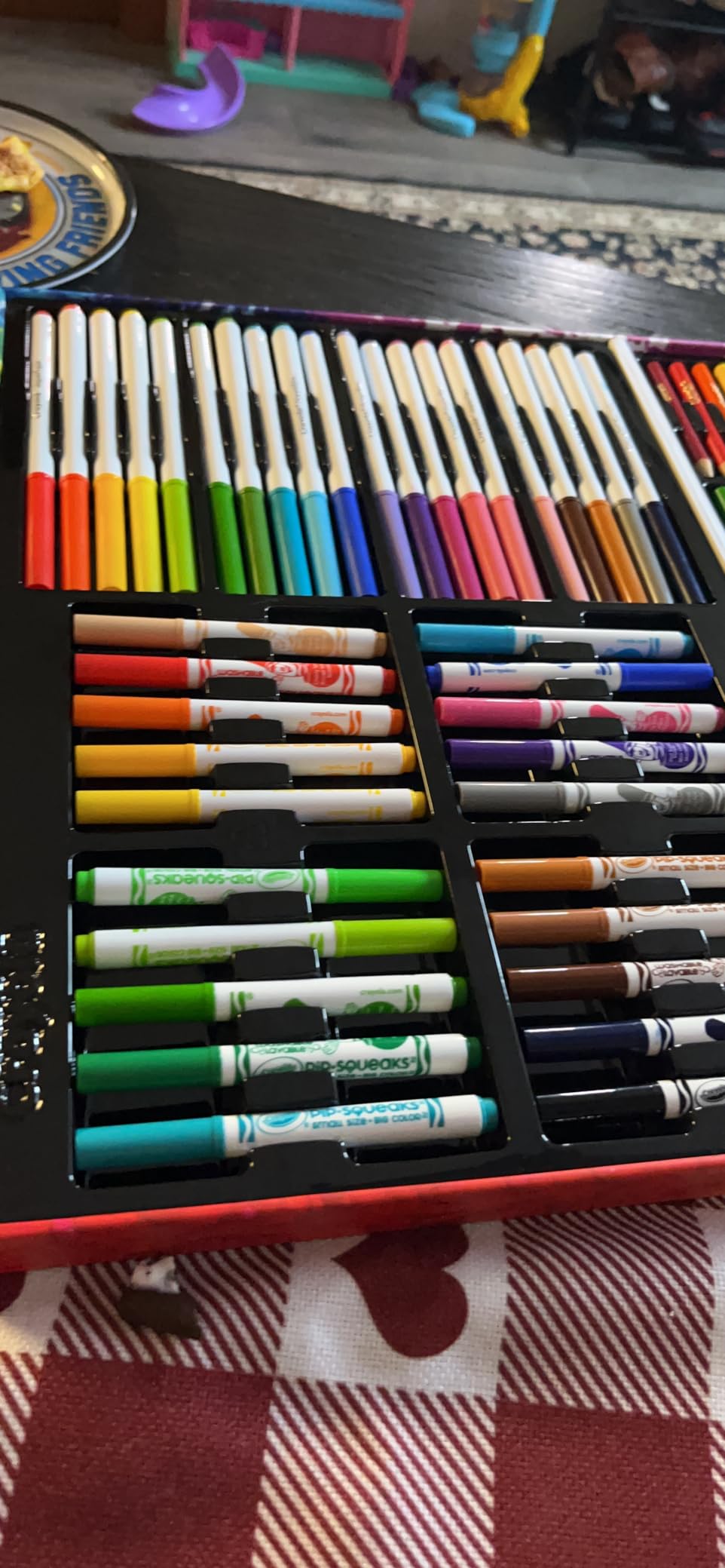 Crayola Inspiration Art Case Coloring Set, 140pc Space Theme – Art Kit for Kids, Crayons, Markers, Pencils, Gift for Boys & Girls, Ages 5, 6, 7, 8 [Amazon Exclusive] customer photo 2