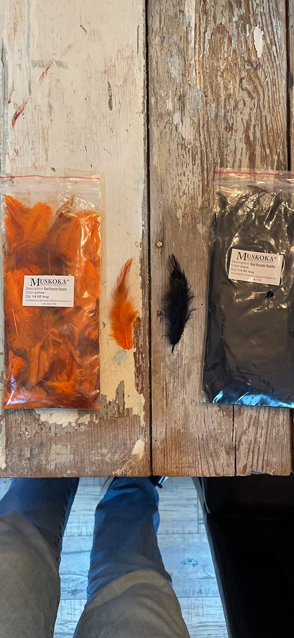 Premium Fly Tying Materials Kit - Comprehensive Variety Pack for Fly Fishing, UV Dyed Marabou, Hackle, Peacock Feathers, Synthetic Dubbing, Ideal for Trout Fishing, Beginners & Experts customer photo 1