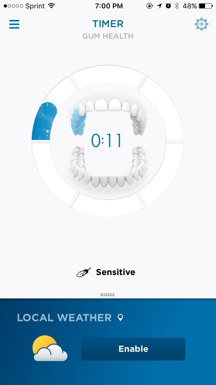 Oral-B Smart 5000 Rechargeable Electric Powered Toothbrush, Black with Travel Case and Bluetooth - Visible Pressure Sensor to Protect Gums - 5 Cleaning Modes - 2 Minute Timer customer photo 1