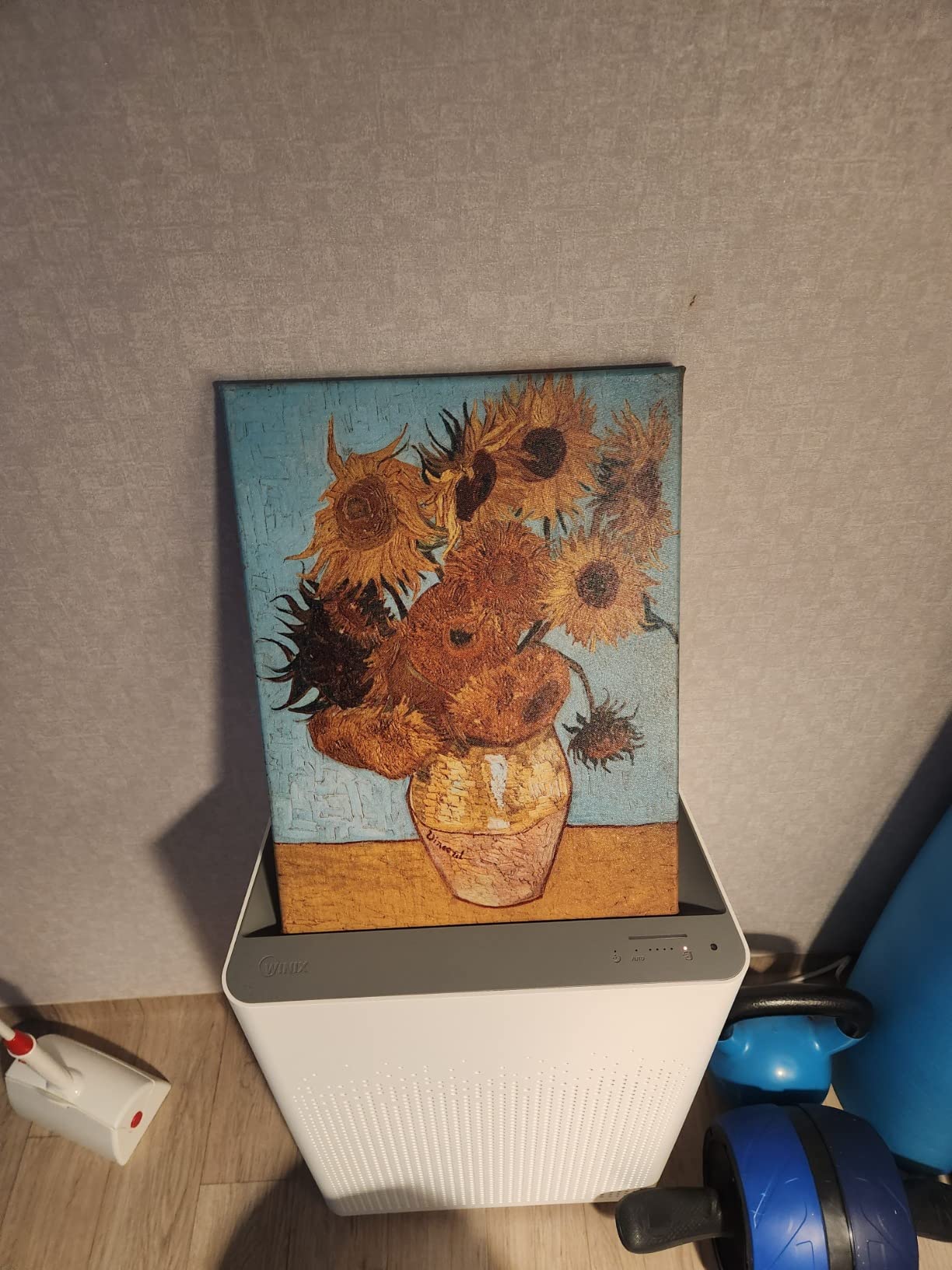 Wieco Art Sunflower by Vincent Van Gogh Oil Paintings Reproduction Modern Floral Giclee Canvas Prints Artwork Flowers Pictures on Canvas Wall Art for Home and office Decorations customer photo 2