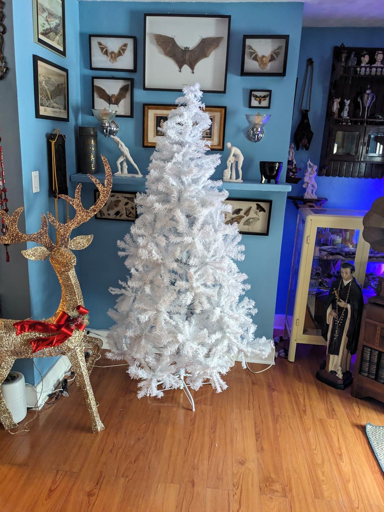 Best Choice Products Artificial Christmas Tree, 6ft Premium Unlit Hinged Design, Dense Branches Realistic Holiday Décor w/Easy Assembly, Base customer photo 1
