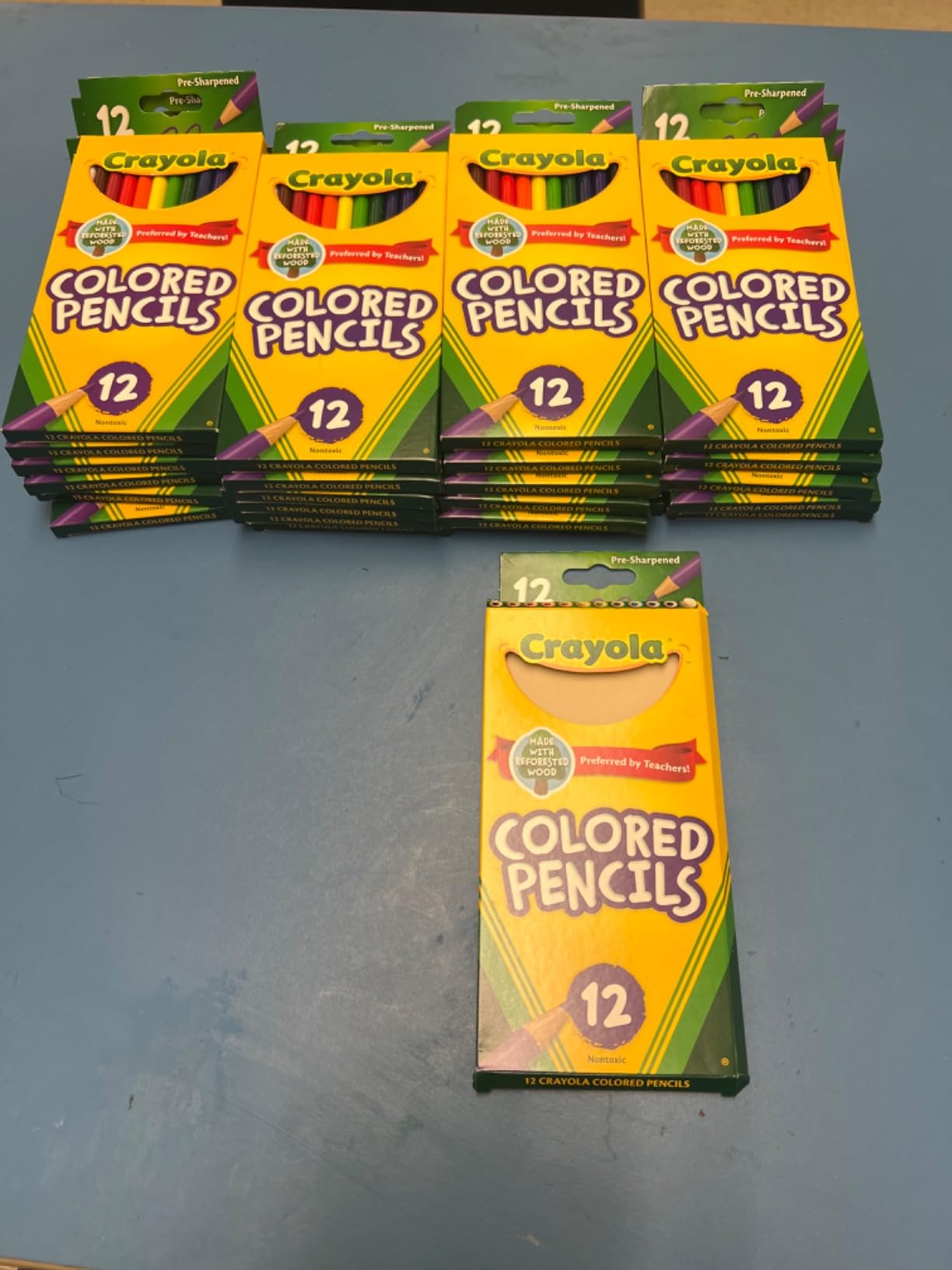 Crayola Bulk Colored Pencils for Kids (24pk), Teacher Classroom Must Haves, School Supplies for Preschool & Kindergarten, 12 Colors customer photo 1