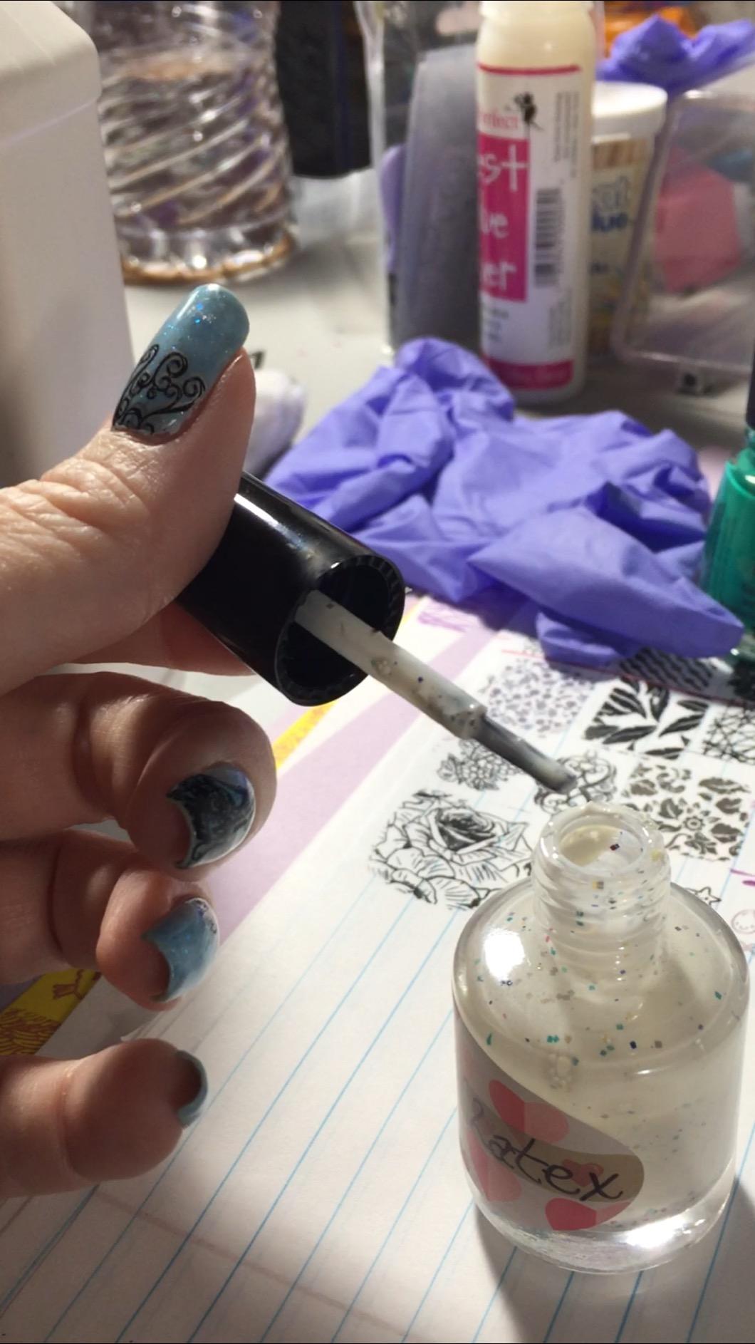 16oz - CLEAR - Creature Liquid Latex, General Purpose Professional Special Effects Liquid Latex customer photo 2