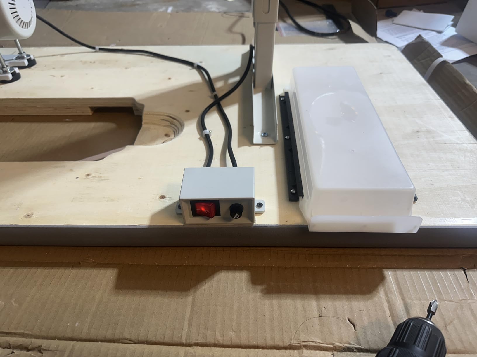 Juki DDL-8700-H Industrial Straight Stitch Sewing Machine, K.D table & Servo Motor DIY customer photo 1