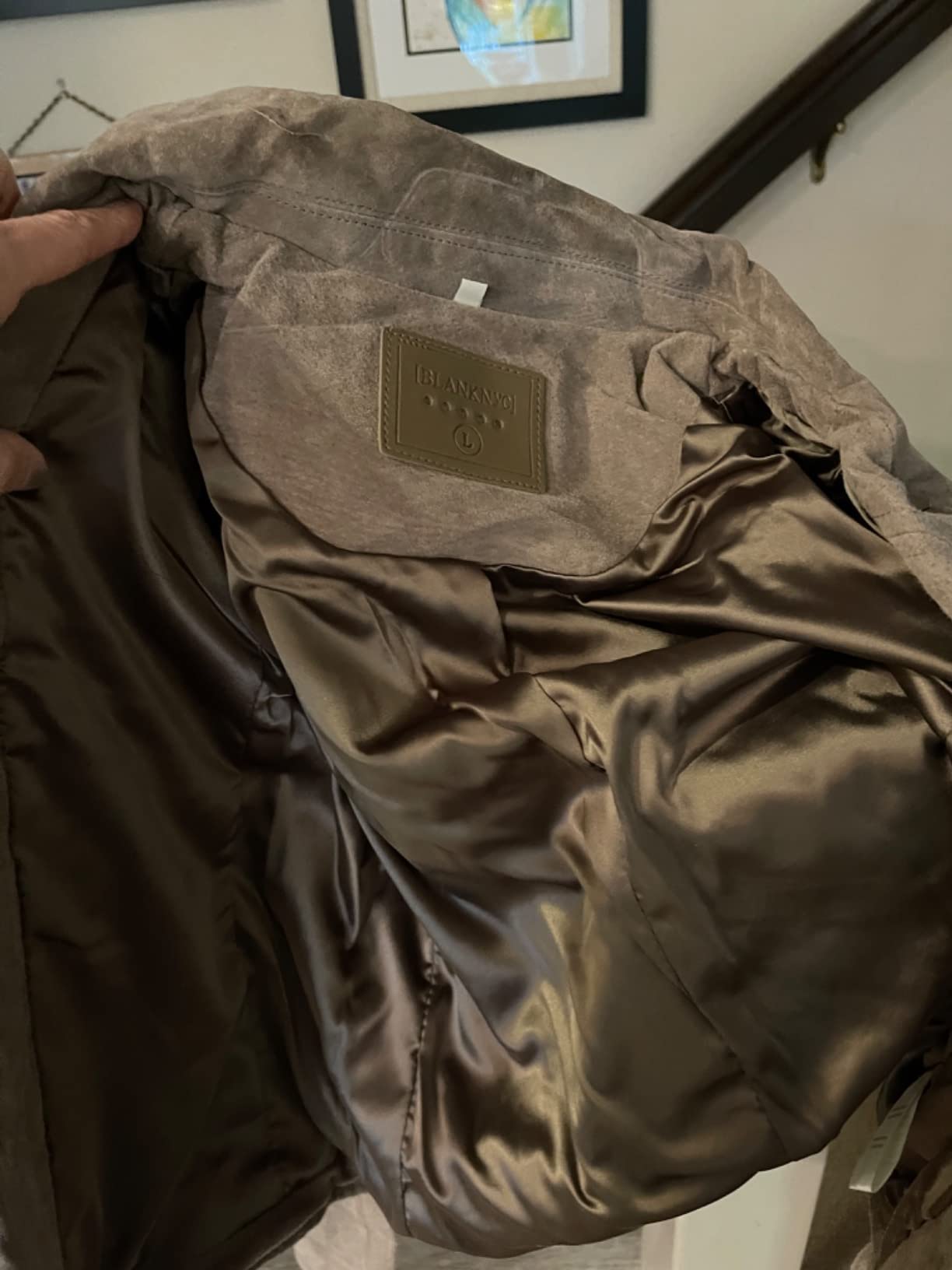[BLANKNYC] Women's Suede Jacket customer photo 2