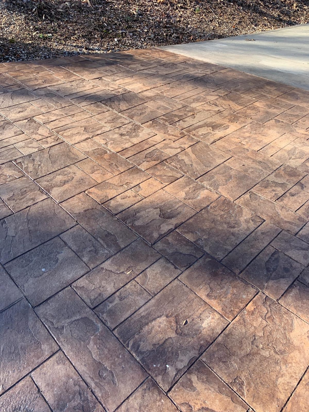 Ashler Notched Slate Concrete Stamp Set by Walttools | Decorative Tile Pattern Polyurethane Texturing Mats, Sturdy, Realistic Detail-American Made(8 Piece) customer photo 1