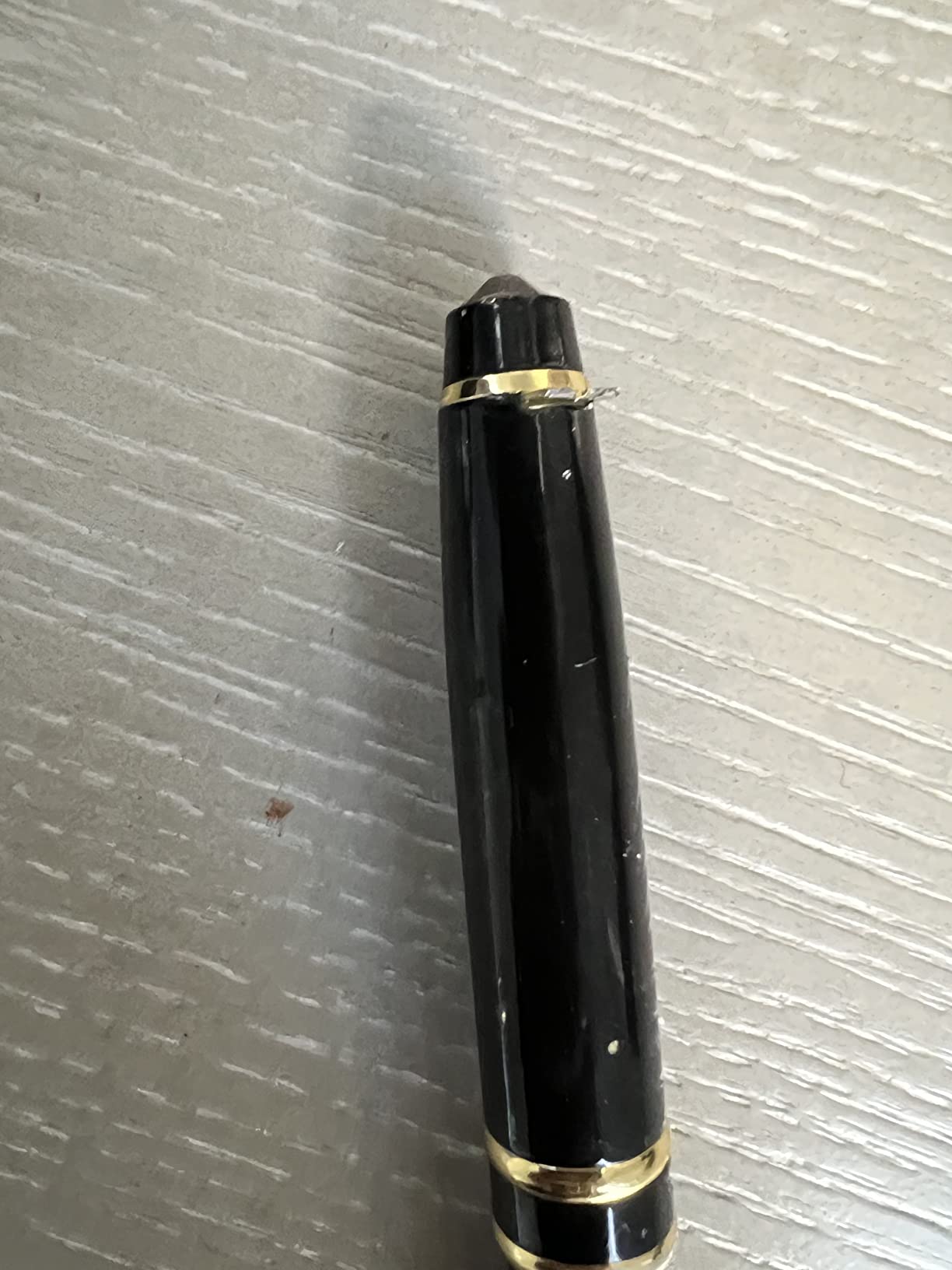 Custom Engraved Executive Pen Gift Set – Personalized Brass Ballpoint Pen with Matching Paper Tool – Elegant Gift Box (Black) customer photo 1