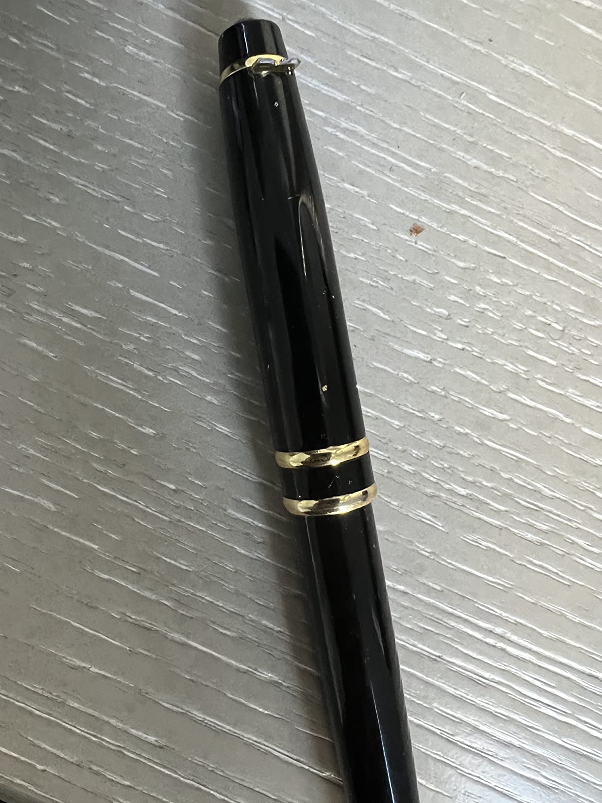 Custom Engraved Executive Pen Gift Set – Personalized Brass Ballpoint Pen with Matching Paper Tool – Elegant Gift Box (Black) customer photo 2