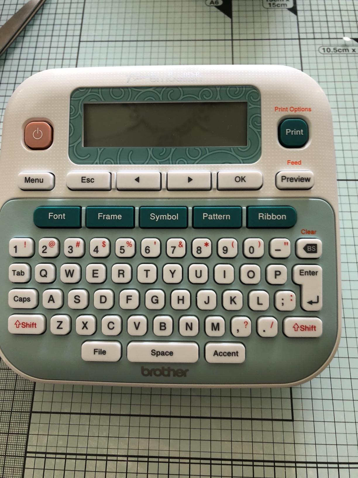 Brother P-Touch Embellish Ribbon & Tape Printer PT-D215e,White customer photo 2
