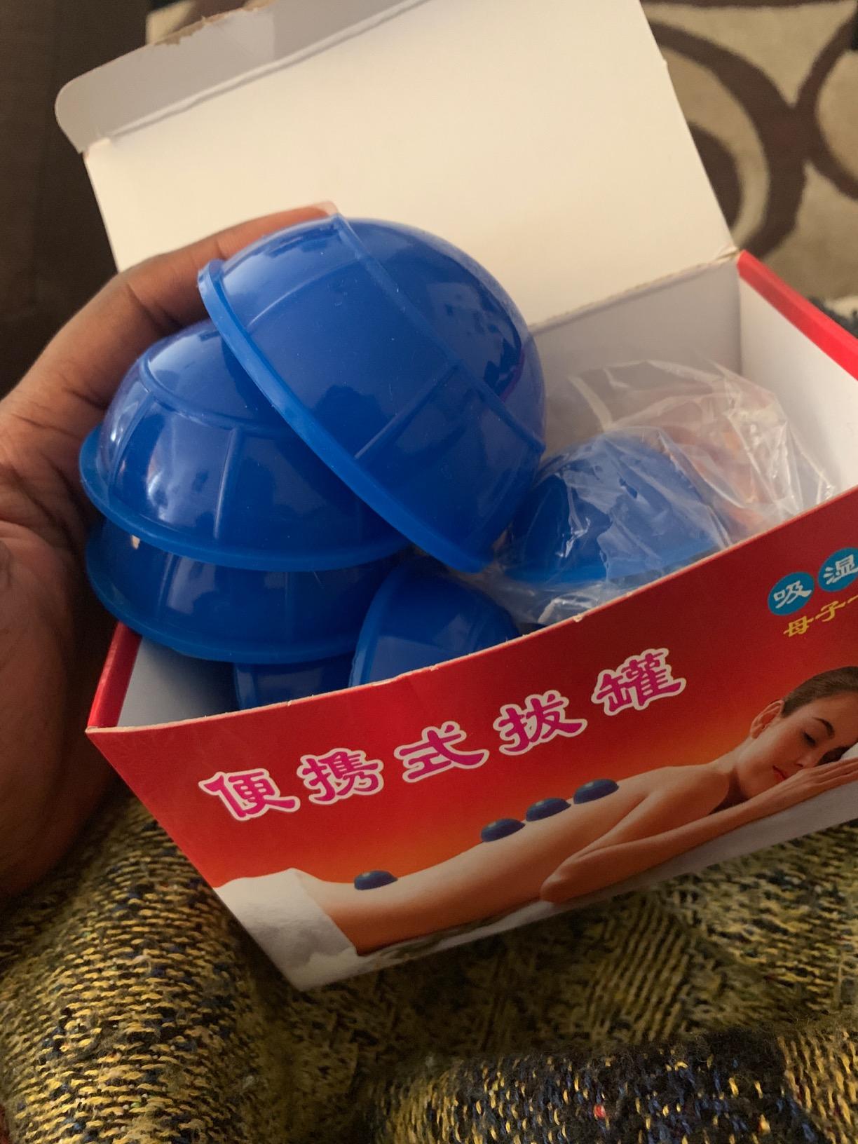 12 Pcs Silicone Massage Cupping Set Vacuum Cupping Acupuncture Cupping Therapy Set Professional Body Massage Cup Set Vacuum Massage Cupping for Pain Relief Muscle Relaxation,Pack of 12 customer photo 1