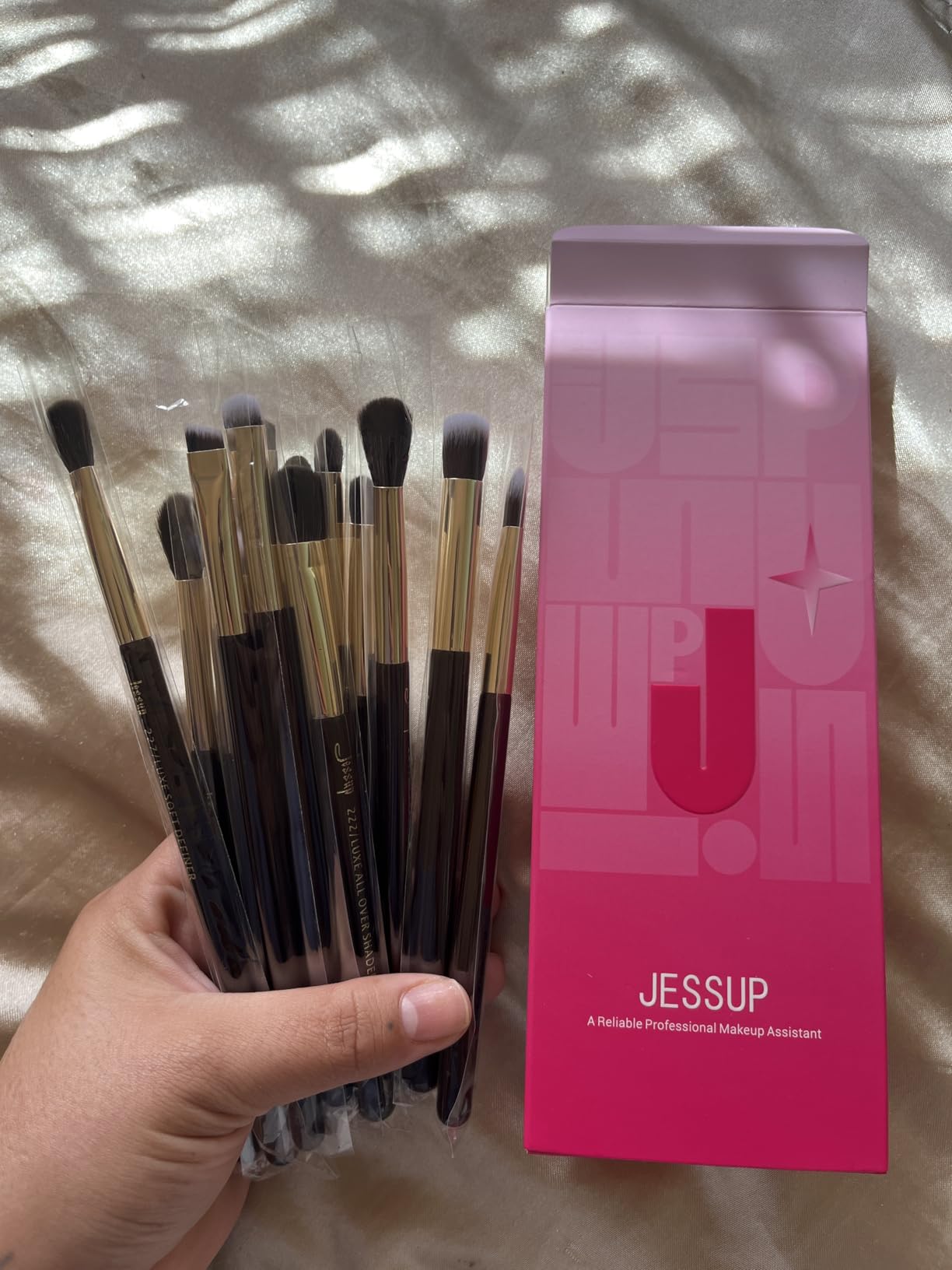 Jessup Eye Makeup Brushes Set Professional for Eyeshadow Eyeliner Brow T177 customer photo 2