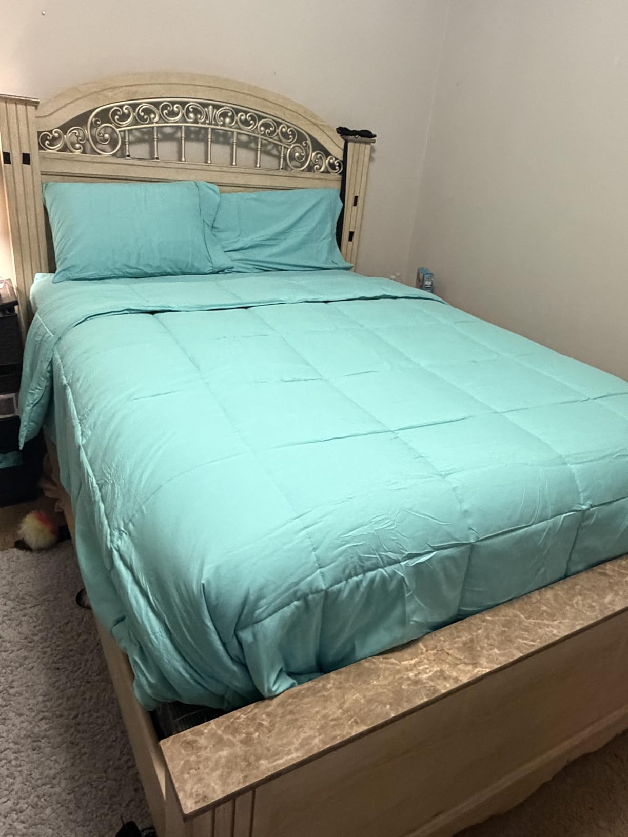 Bare Home Comforter Set - 1800 Ultra Soft (King, Grey) customer photo 1