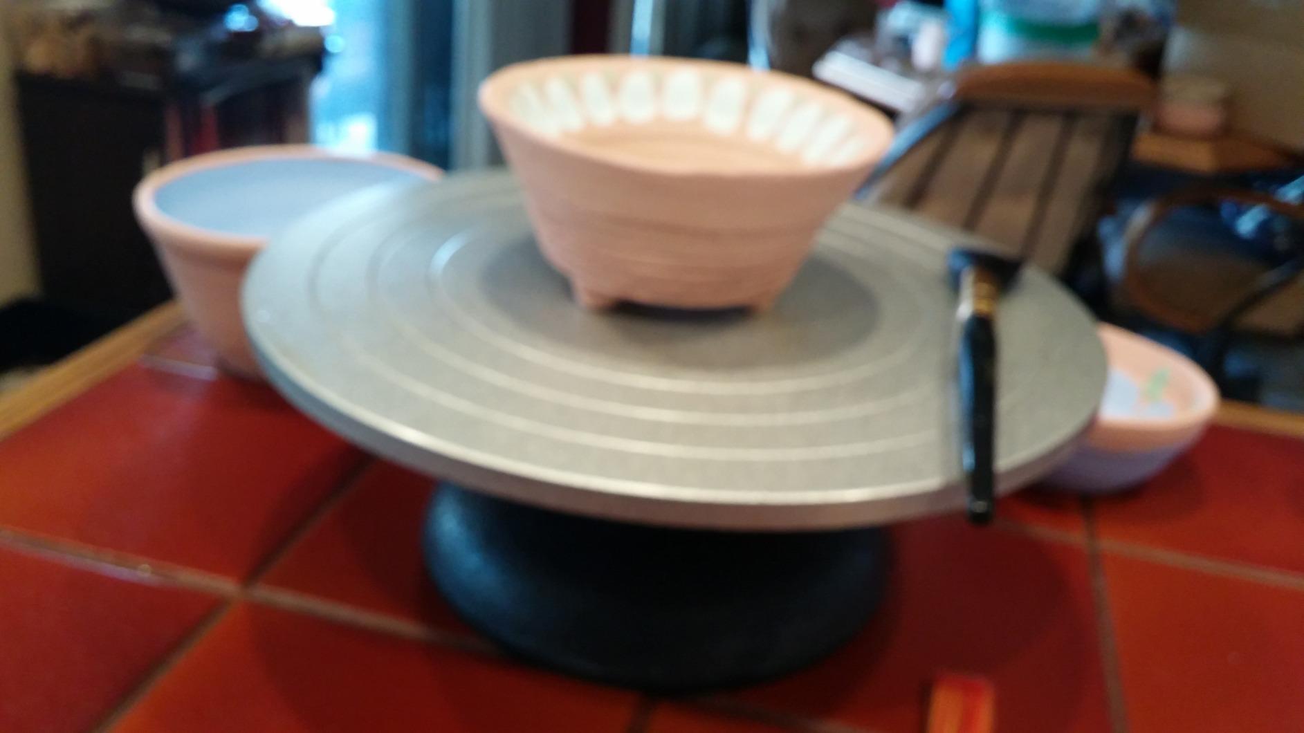 7 Inch Heavy Duty Pottery Wheel, Pottery Decorating Banding Wheel for Adults customer photo 1