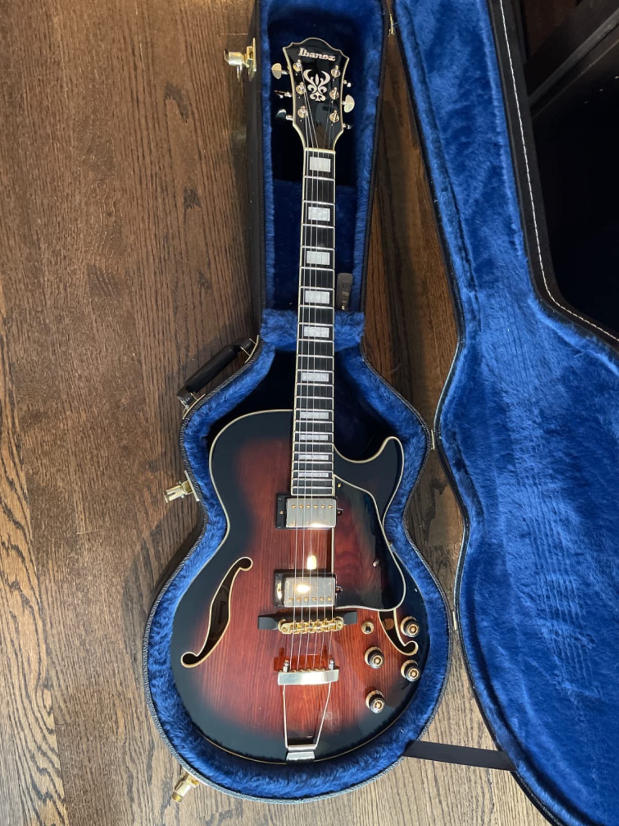 Ibanez Artcore Expressionist AG95QA - Dark Brown Sunburst customer photo 1