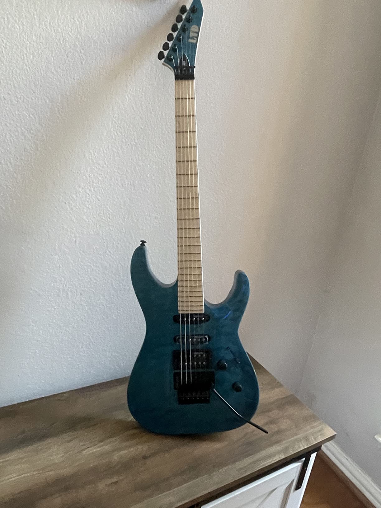 ESP LTD MH-203QM - See Thru Blue customer photo 2