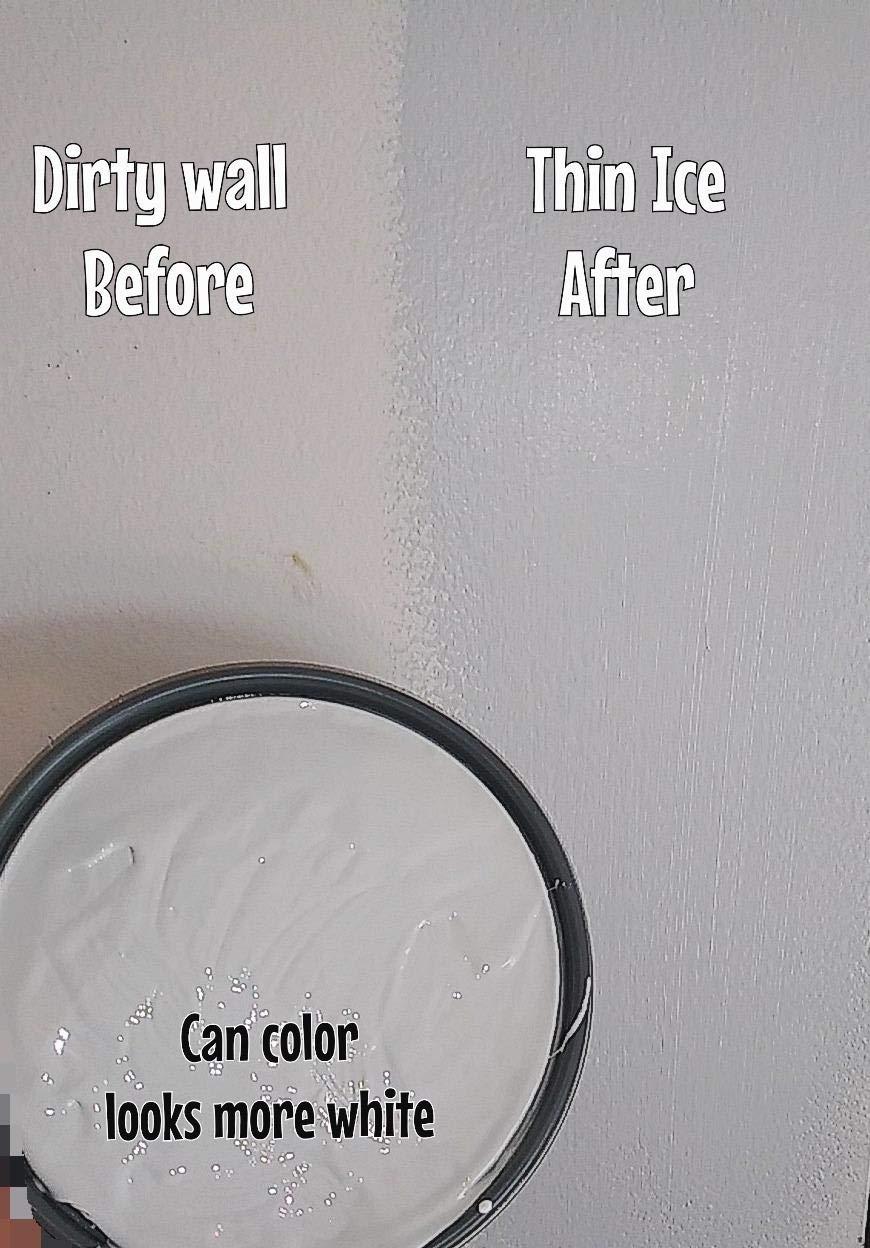 Glidden Interior Paint + Primer: Black/Black Magic, One Coat, Flat, 1-Gallon customer photo 1