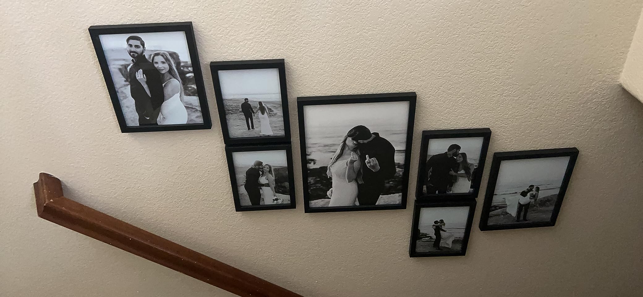 SONGMICS Gallery Wall Frame Set of 7, Hanging or Tabletop Display customer photo 2