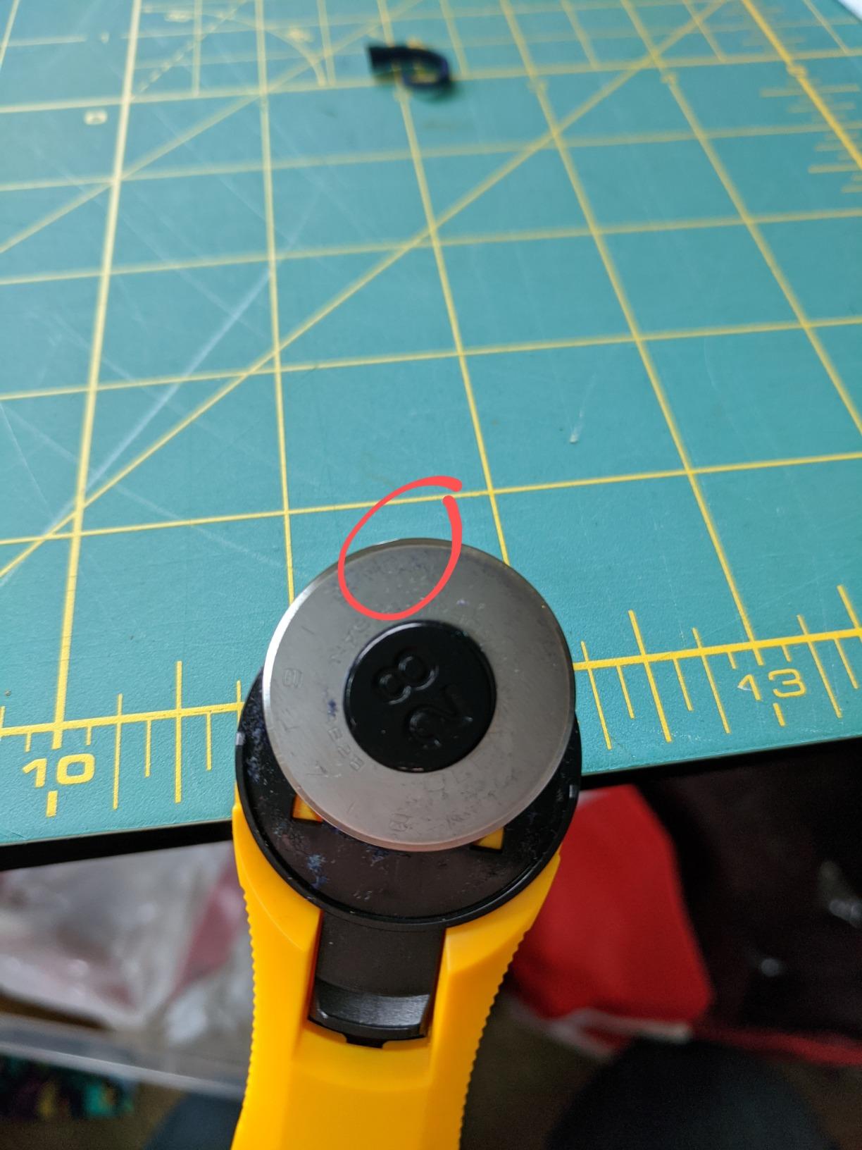 OLFA 28mm Quick-Change Rotary Cutter (RTY-1/C) - Tungsten Steel Blade customer photo 2