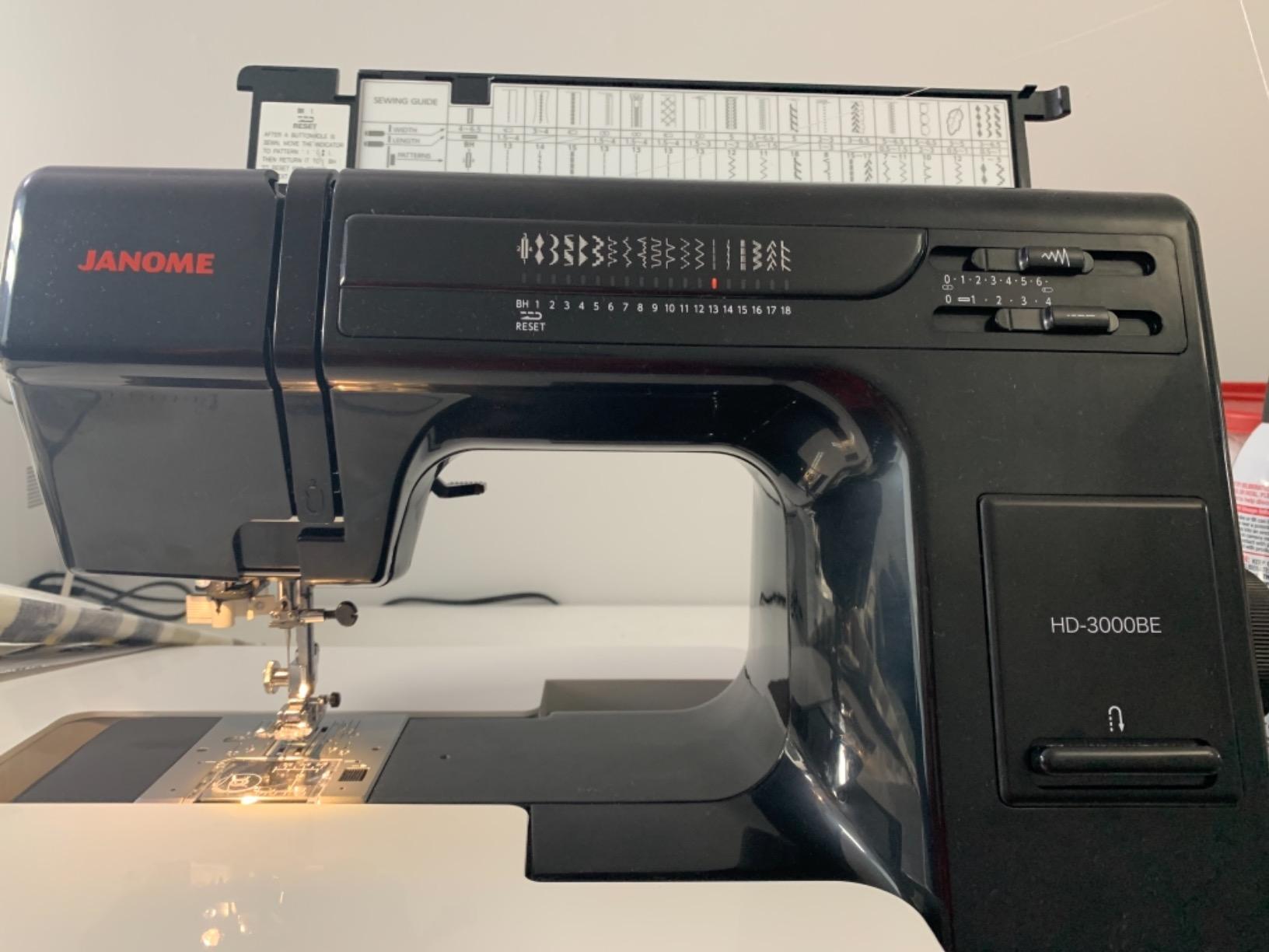 Janome HD 3000 BE Black Edition with Exclusive Bonus Bundle customer photo 1