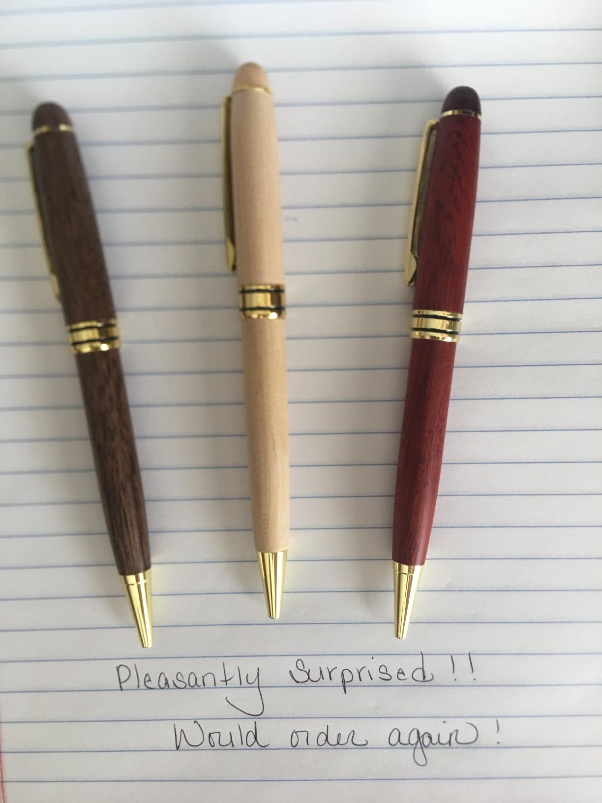 Cambond Wood Ballpoint Pens Gift Set - Luxury Wooden Pens for Men Women customer photo 2