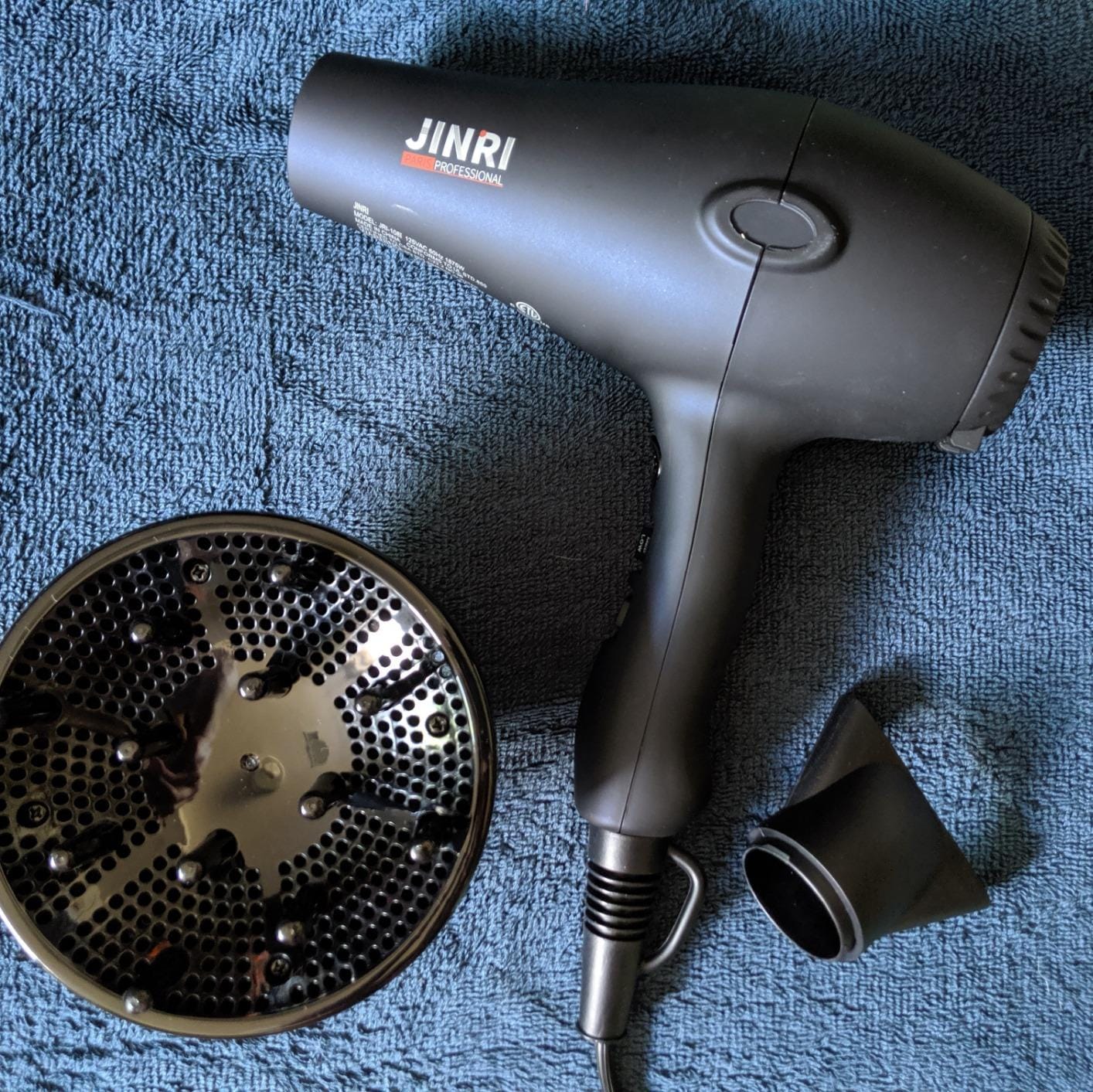 JINRI 1875w Professional Tourmaline Hair Dryer, Salon Hair Blow Dryer customer photo 2