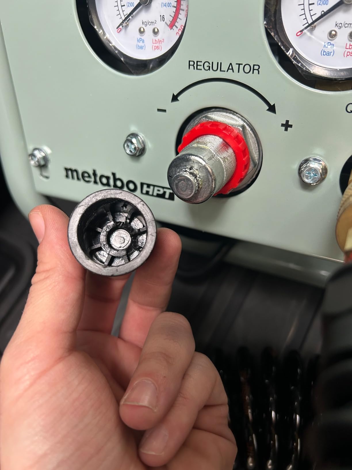 Metabo HPT Quiet Air Compressor, Portable 1 Gallon Oil-Free, EC28M customer photo 1