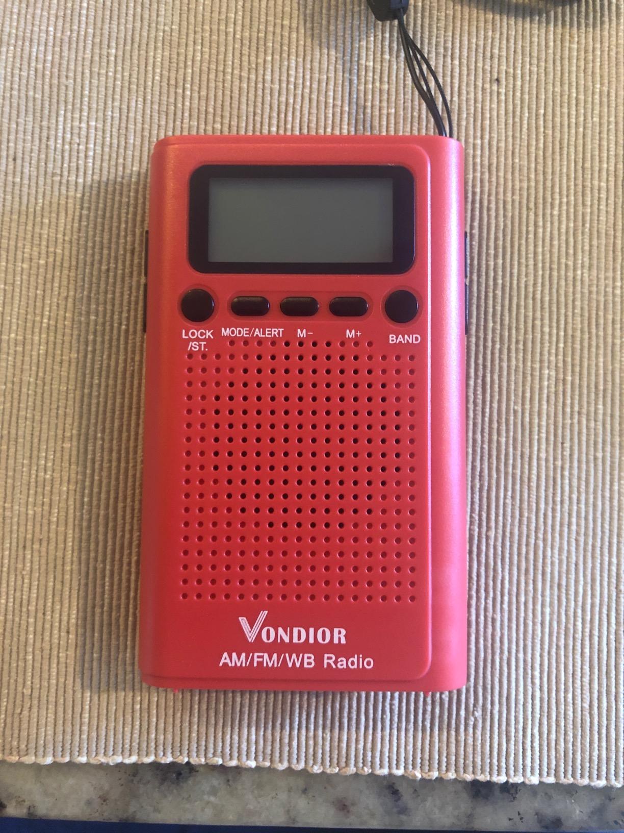 NOAA Weather Radio - AM/FM Transistor Battery Operated Portable Radio customer photo 1