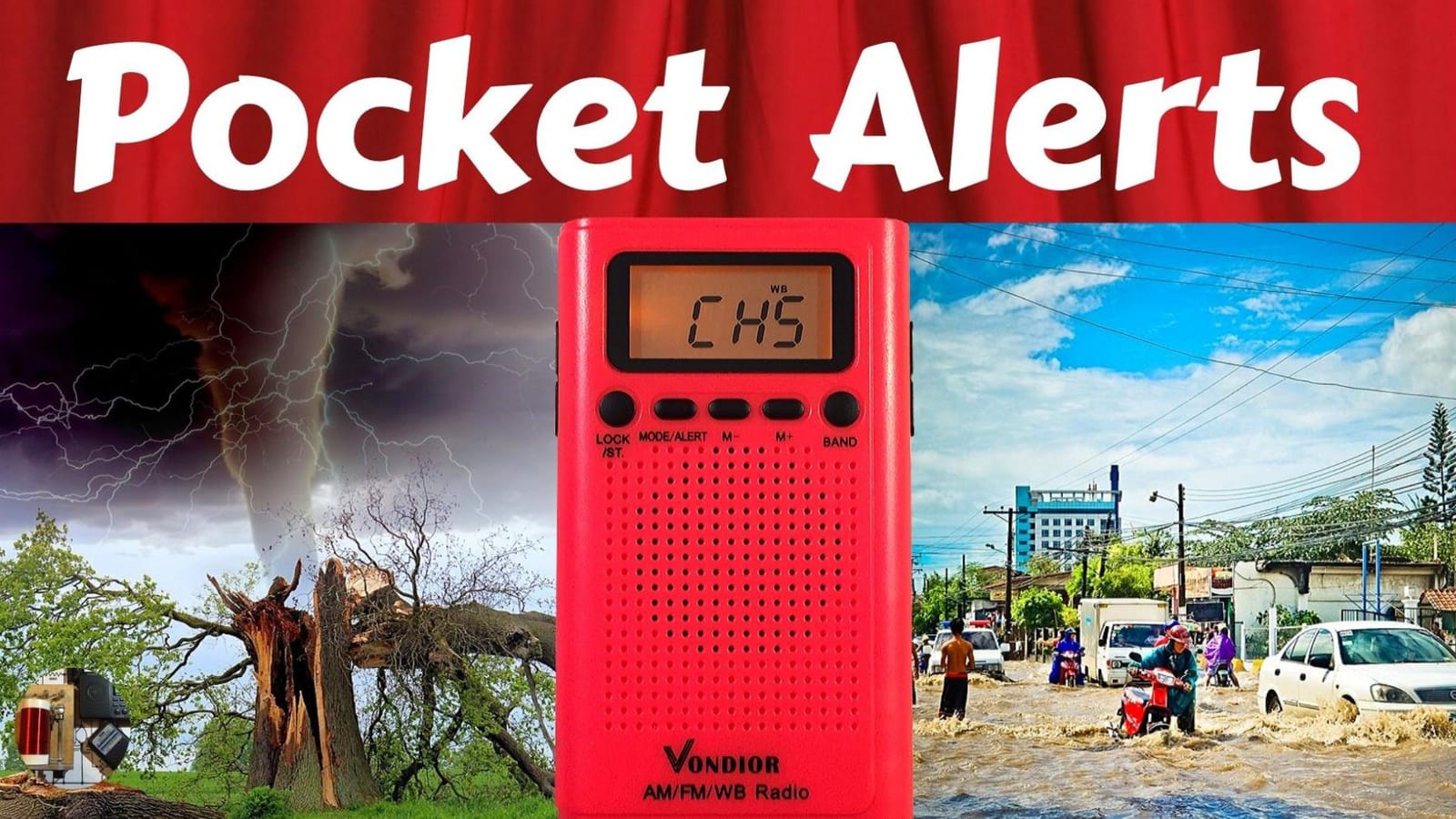 NOAA Weather Radio - AM/FM Transistor Battery Operated Portable Radio customer photo 2