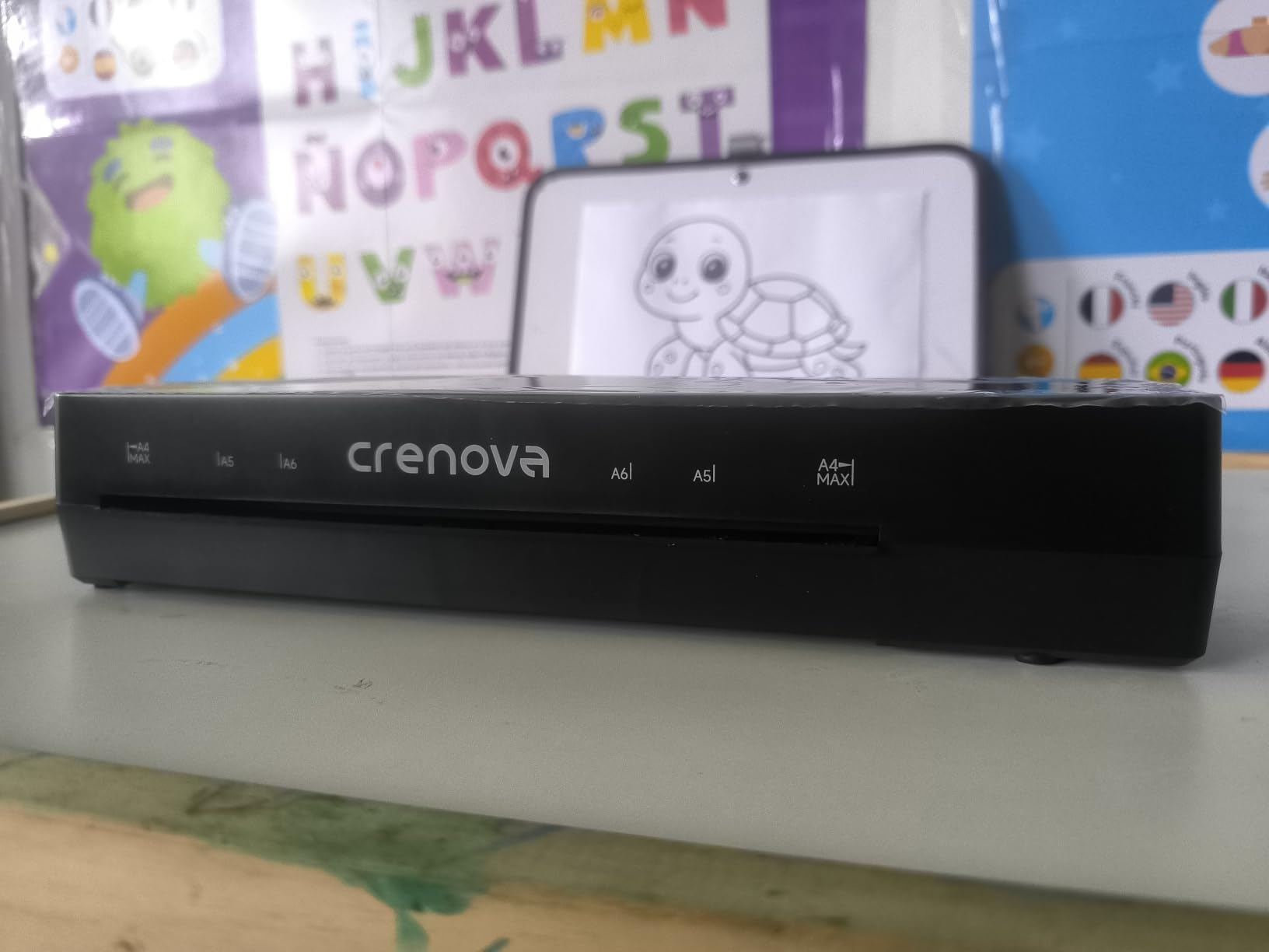 Crenova Laminator Machine with 10 Laminating Sheets, A4 Laminating Machine customer photo 1